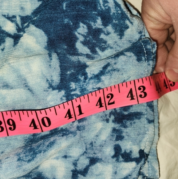 Bebop v- neck tie-dye sundress with short sleeves and smocked waist sz  med - Picture 11 of 17